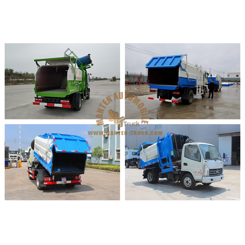 Hydraulic System Operation Truck Body Lifting And Rear Cover Buge