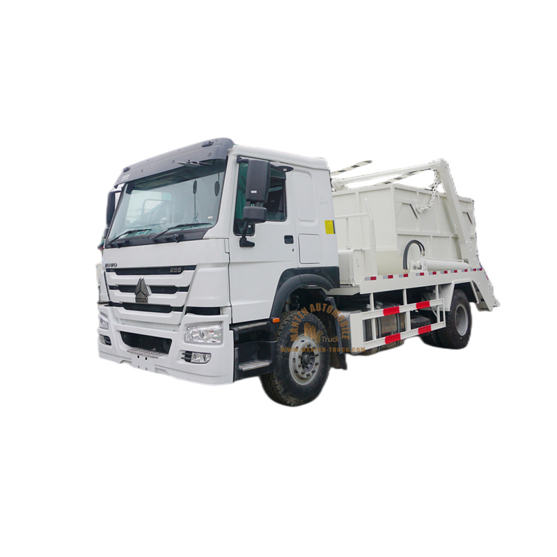 HOWO 4x2 12m³ Kastar Loader Garbage Truck