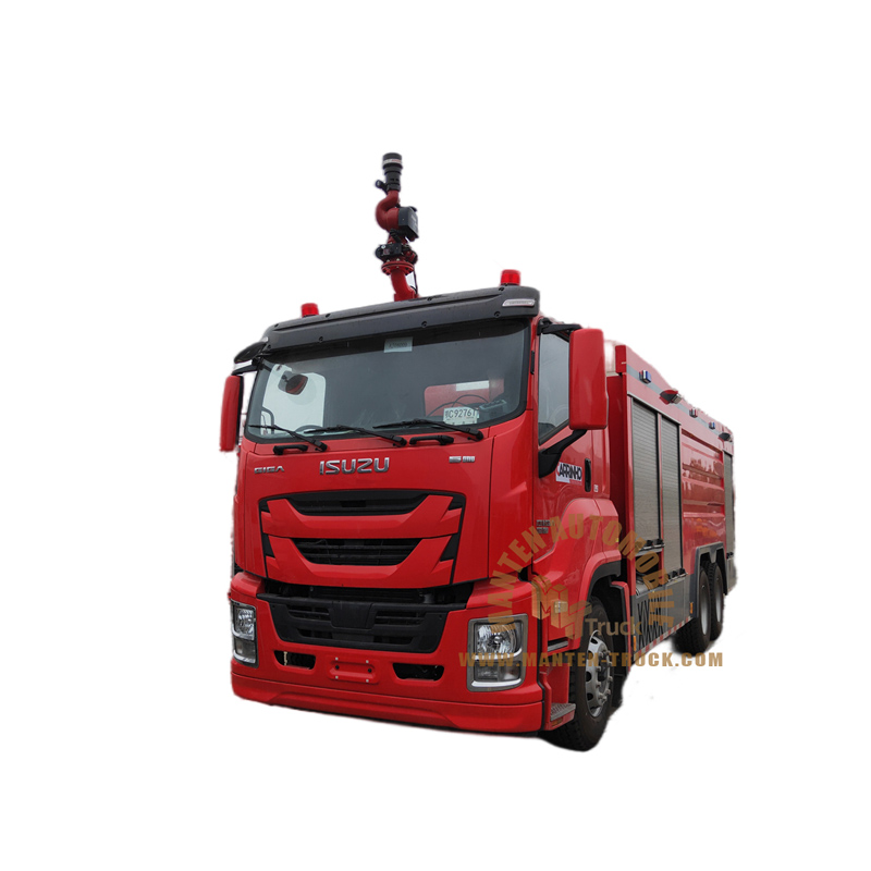 isuzu giga 10000 liters automatic fire engine truck