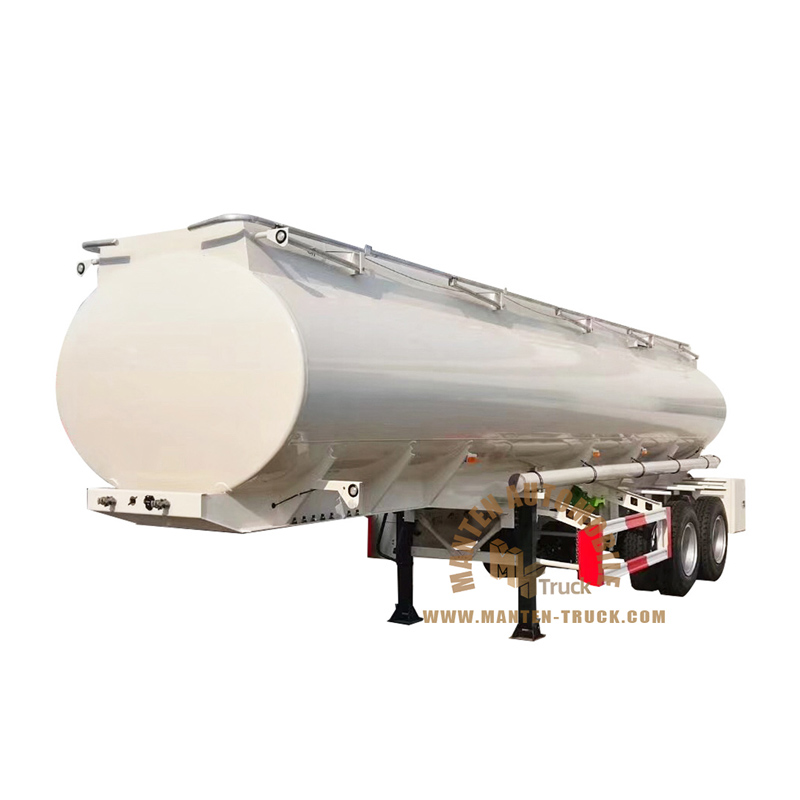 2axle 38000 littat Carbon Steel Fuel Tank Trailer