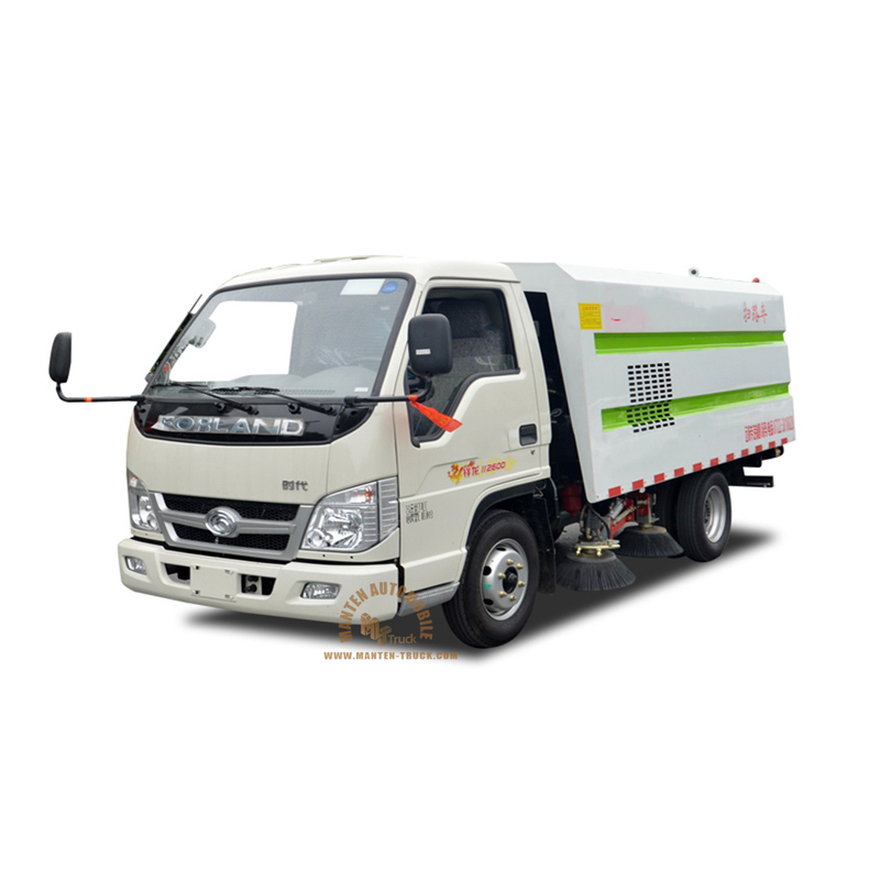 Foton Forland 2500 Liters Mini Road Sweeper Truck Street Vacuum Cleaner Truck Truck
