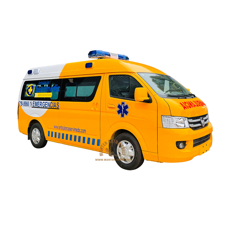 Foton 4x2 Diesel Engine Icu Monitor Ambulans
