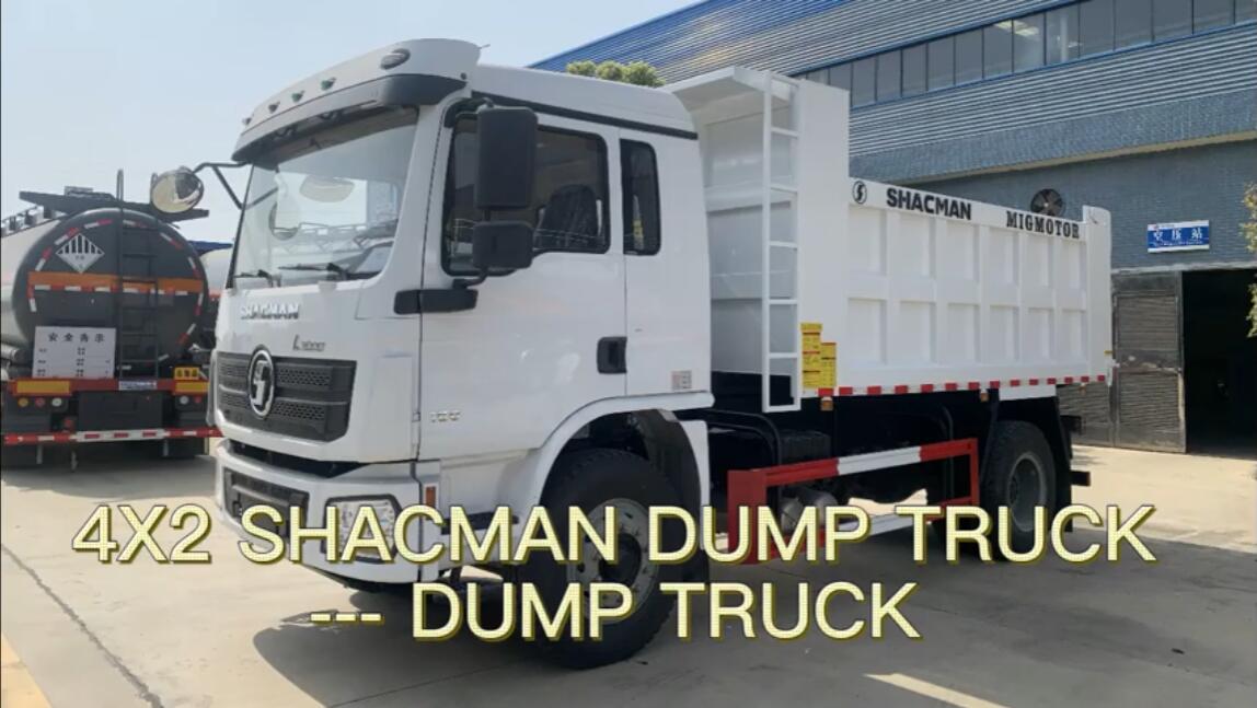 Shacman 4x2 10ton dump Truk