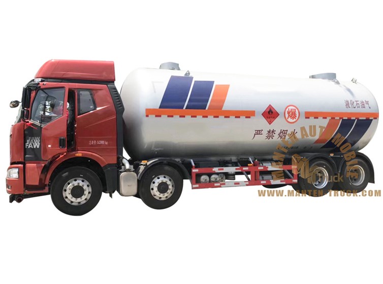 Faw 8x4 35cbm LPG Tanker Truk
