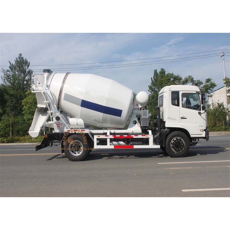 dongfeng 4x2 6m3 concrete mixing tank truck